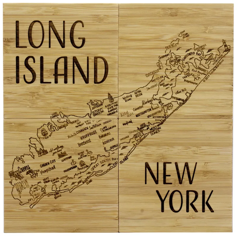 Long Island Puzzle Coaster Set view 5