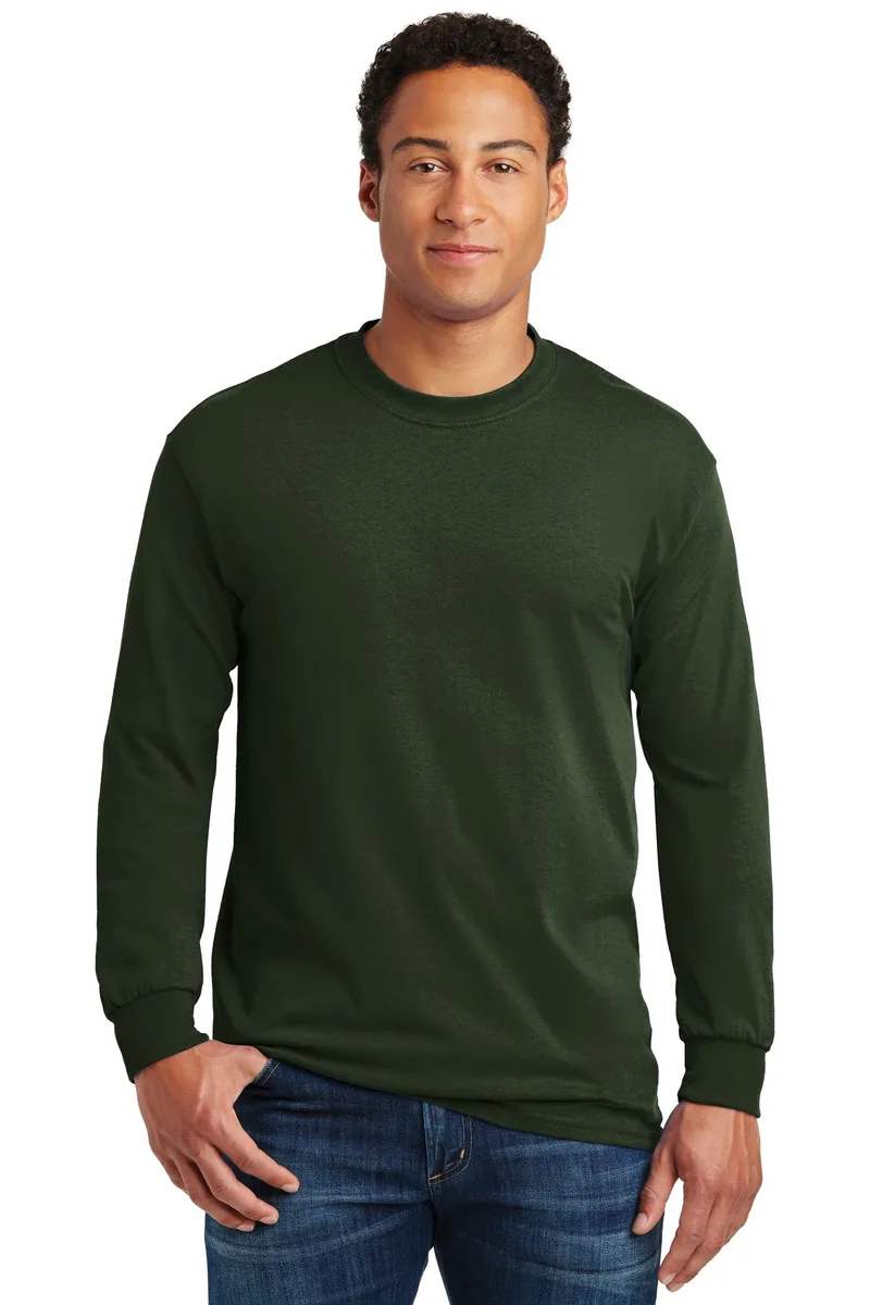Gildan® - Heavy Cotton™ 100% Cotton Long Sleeve T-Shirt. view 4