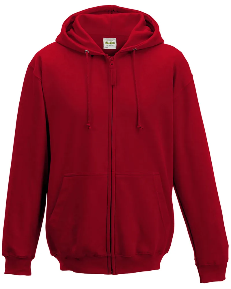 ALL WE DO is Men's Midweight College Full-Zip Hooded Sweatshirt view 3