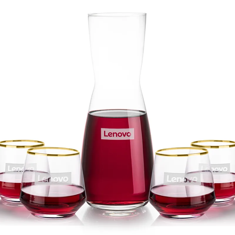 Carafe & 4 Stemless