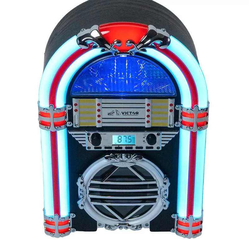 Naxa-Emerson-Victor Broadway Desktop Bluetooth Jukebox