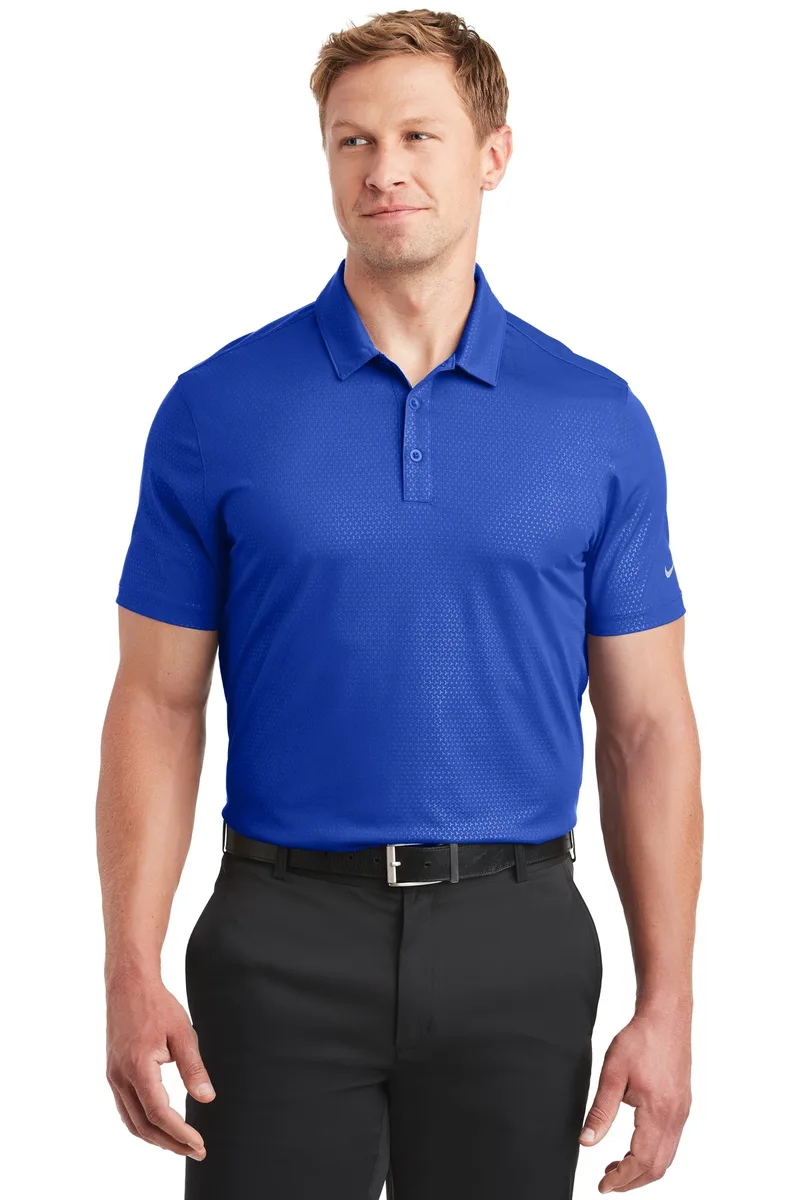 Nike Dri-FIT Embossed Tri-Blade Polo. view 2