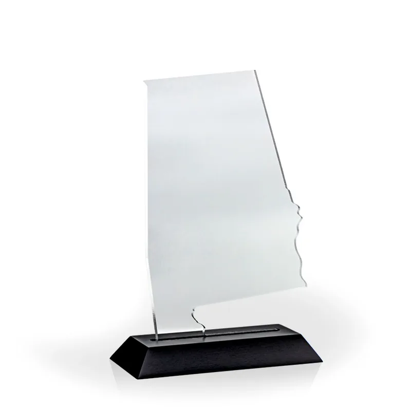 Alabama Award with Black Wood Base - UV Print view 2