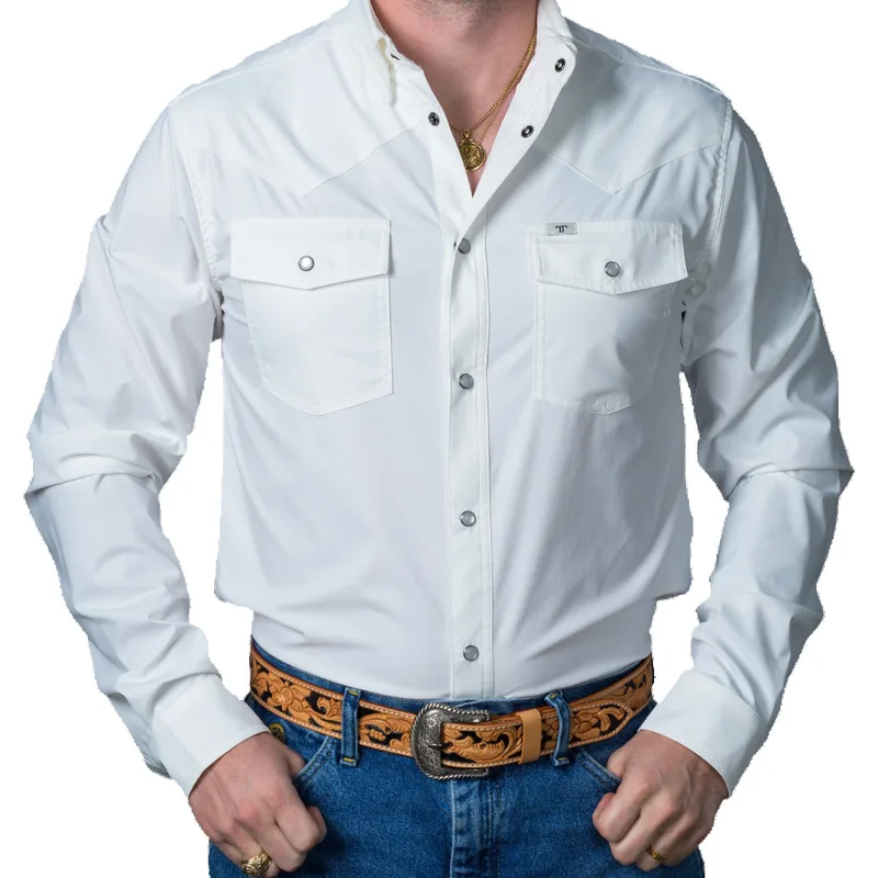 Men's Ferrell® Long Sleeve Snap Shirt view 7