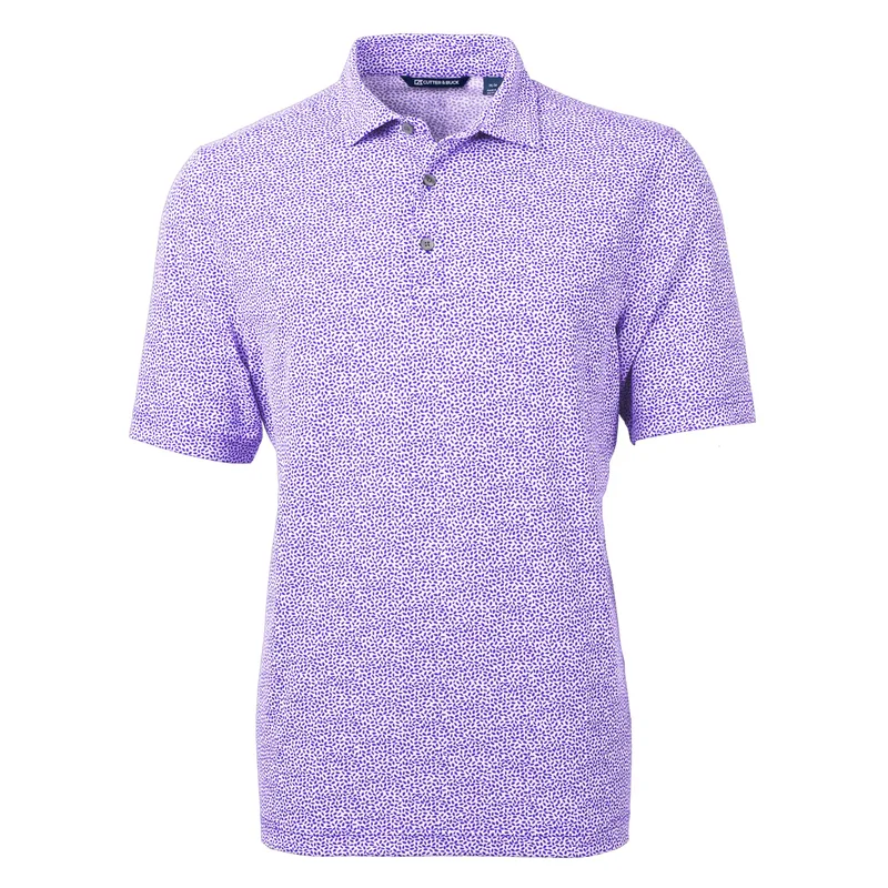 Cutter & Buck Virtue Eco Pique Botanical Print Recycled Mens Polo view 2