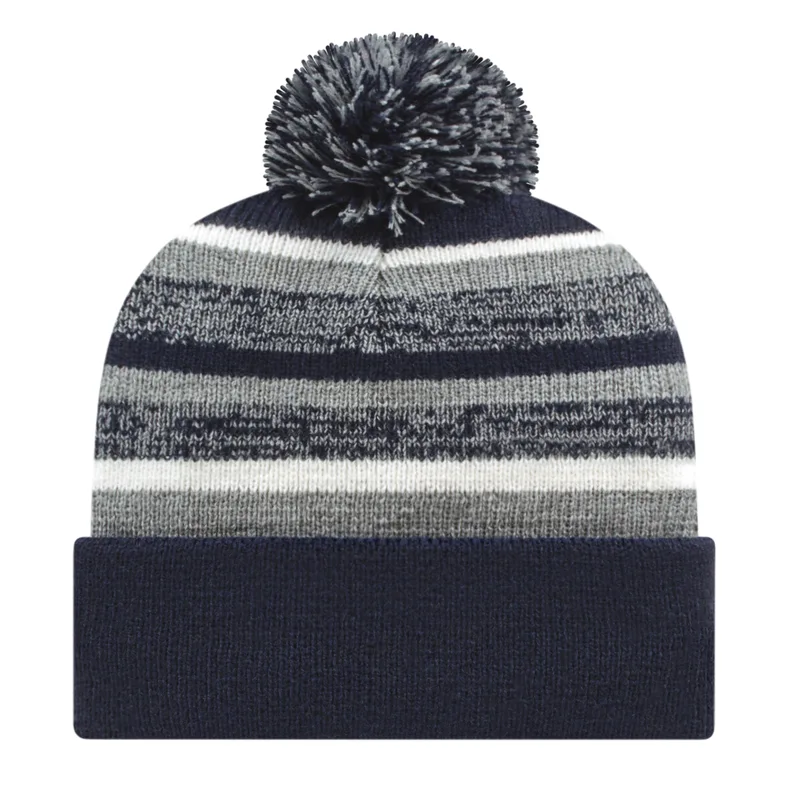 Fleece Lined Knit Cap With Cuff view 4