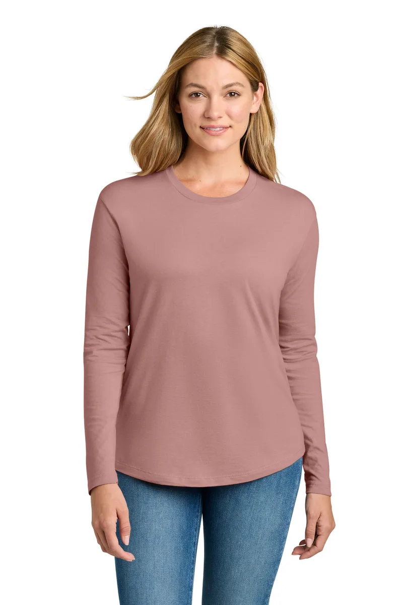 Next Level Apparel® Women's Cotton Relaxed Long Sleeve Tee view 3