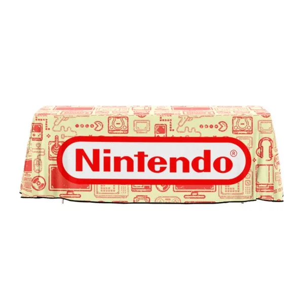 48 Hour Rush 6' Full Color Drape Table Throw view 2