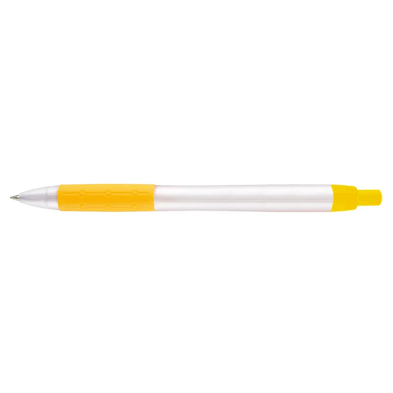 Translucent Pearl White/Yellow Blank Back View