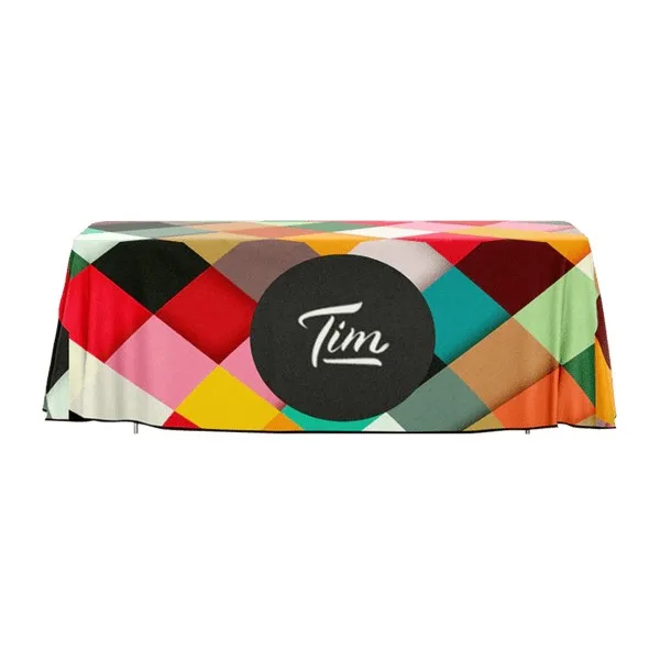 48 Hour Rush 8' Open-Back Full Color Table Throw view 2