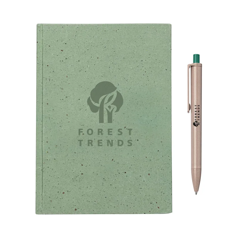 Journal & Algo Pen, Green/Green