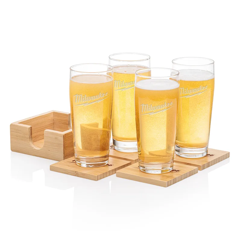 Bamboo Coaster Set