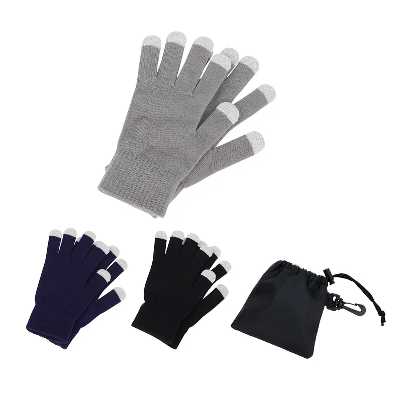 Easy Swipe Touch-Sensitive Glove With Drawstring Pouch view 2