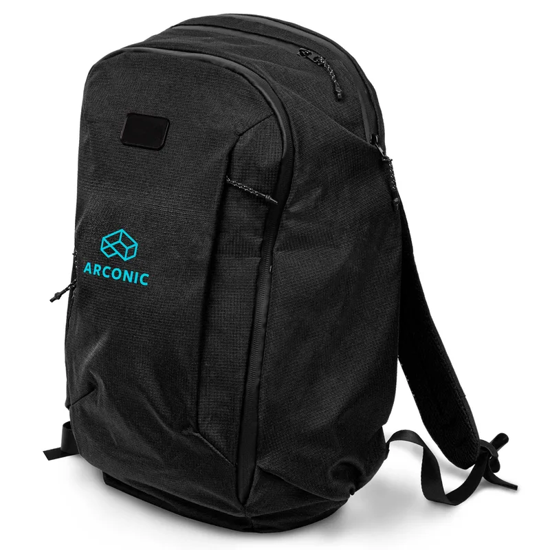 Black Logo Side View