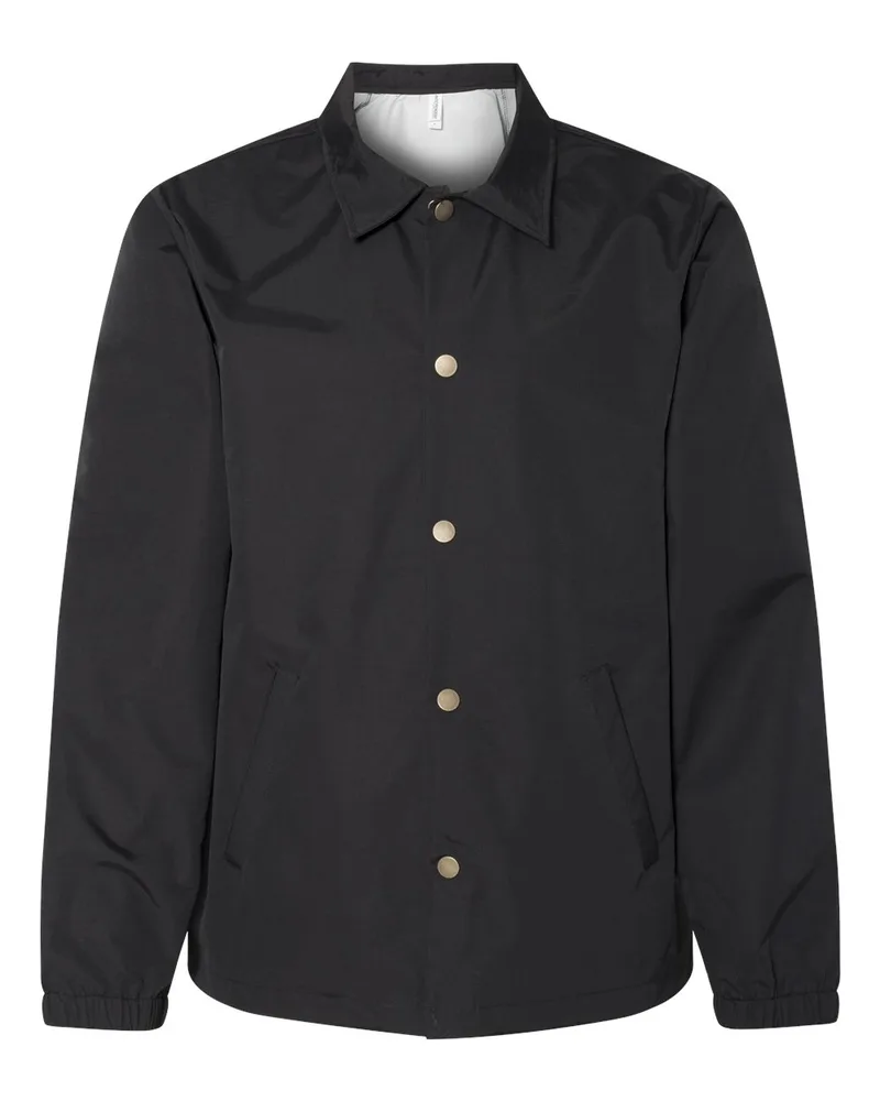 Independent Trading Co.® Men's Water-Resistant Windbreaker Coach's Jacket view 3