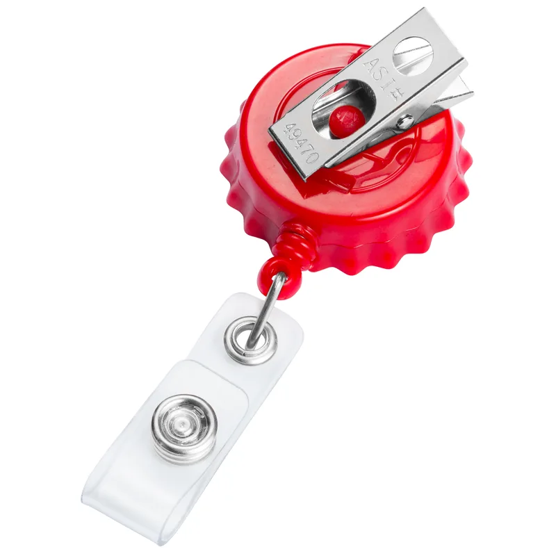 Bottle Cap Retractable Badge Reel view 3