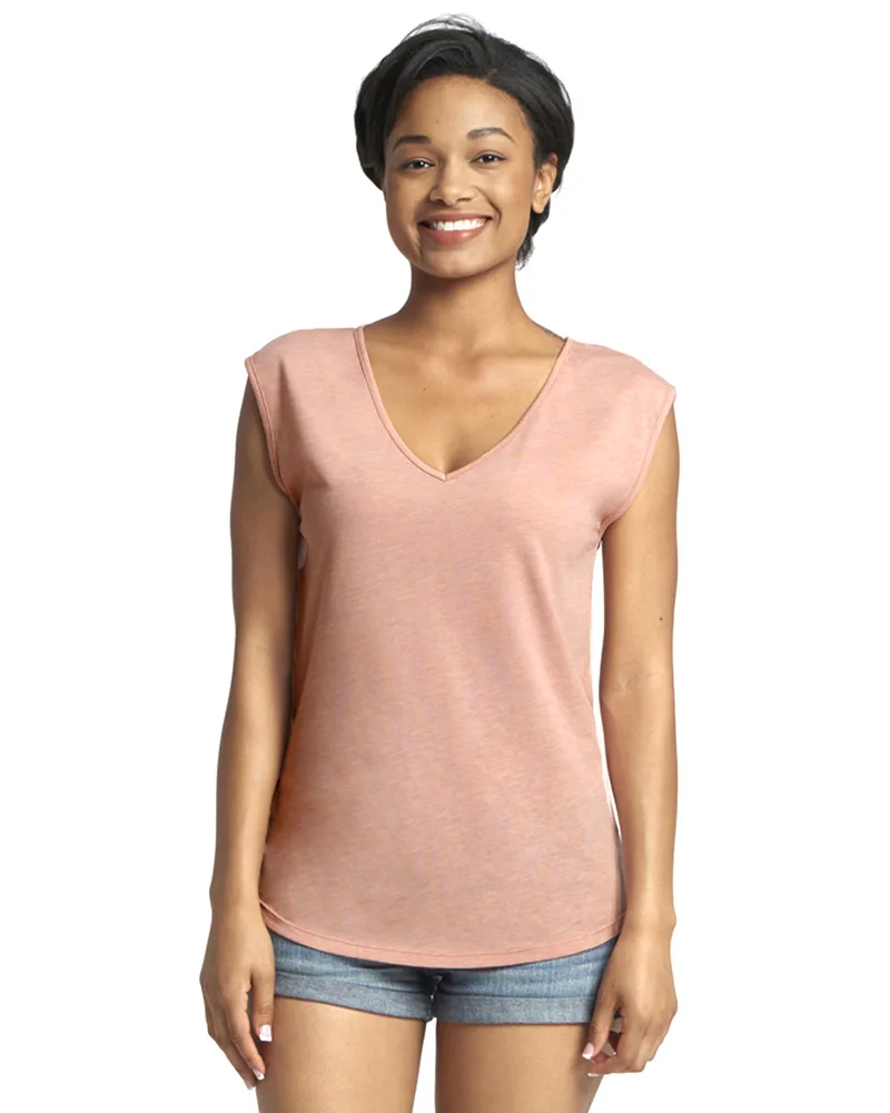 NEXT LEVEL APPAREL Ladies' Festival Sleeveless V view 6