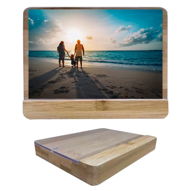 4" X 6" Holliston Bamboo Photo Frame view 3