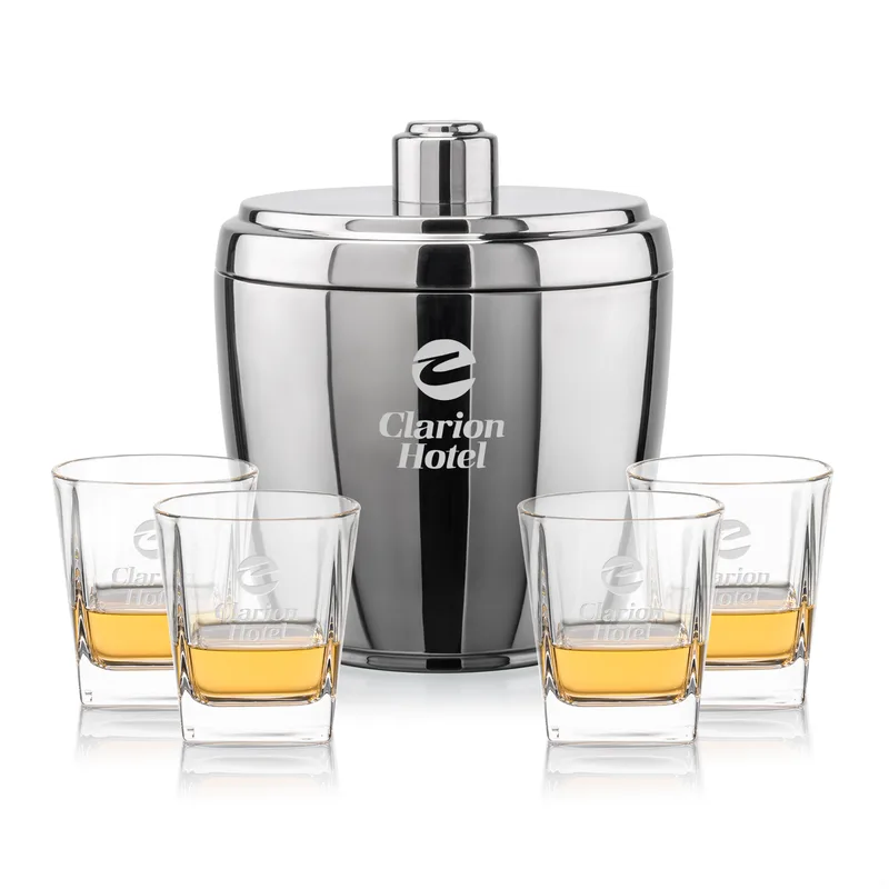 Ice Bucket OTR Set, Arcadia Set, Set of 5
