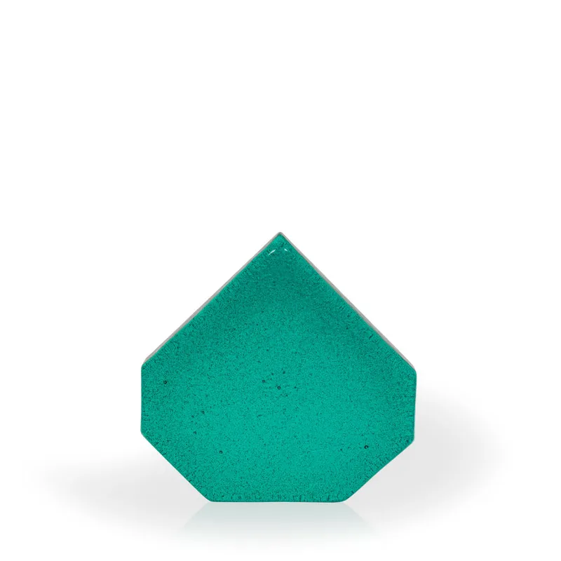 Weddell Teal Pinnacle Recycled Glass Award, 6" view 2