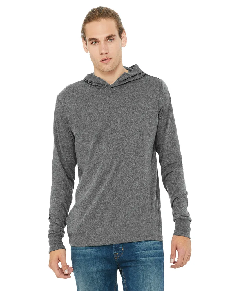 BELLA+CANVAS Unisex Jersey Long-Sleeve Hoodie view 3