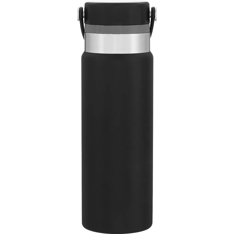 25 oz h2go Realm Water Bottle (Matte Black) view 2