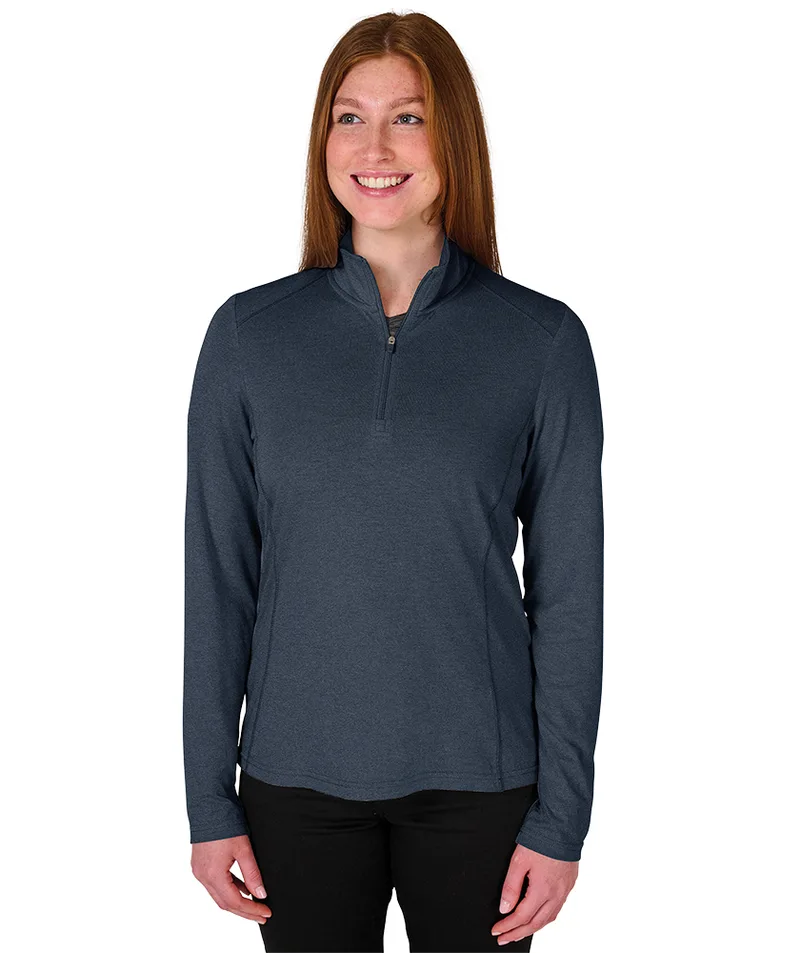 Women's Vista Tri-Blend Quarter Zip view 2