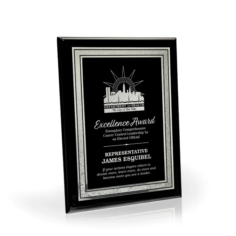 Gregor Black Piano Plaque, view 3