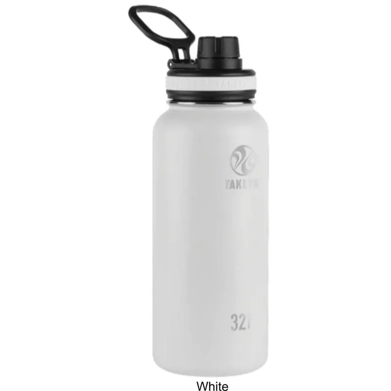 32 oz Takeya® Stainless Steel Insulated Originals Water Bottle w/ Spout Lid view 7