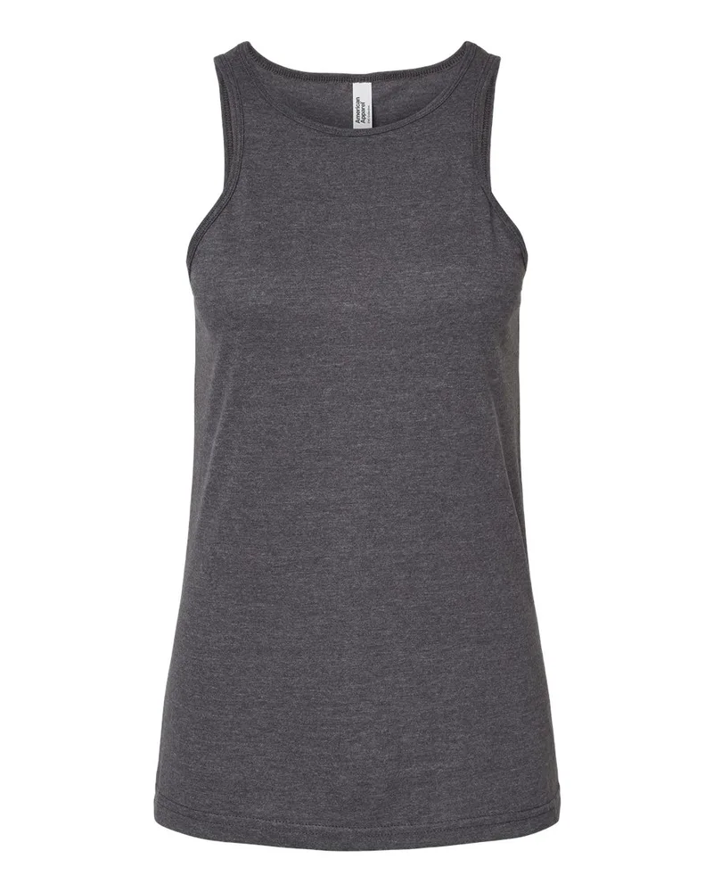 American Apparel® Ladies' CVC Racerneck Tank Tops view 5
