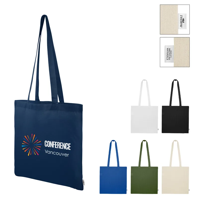 Maeve 8 Oz. Recycled Cotton Tote Bag view 2