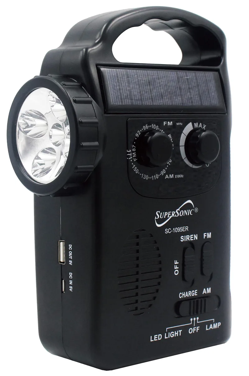 Supersonic Dynamo Radio W/ Flashlight