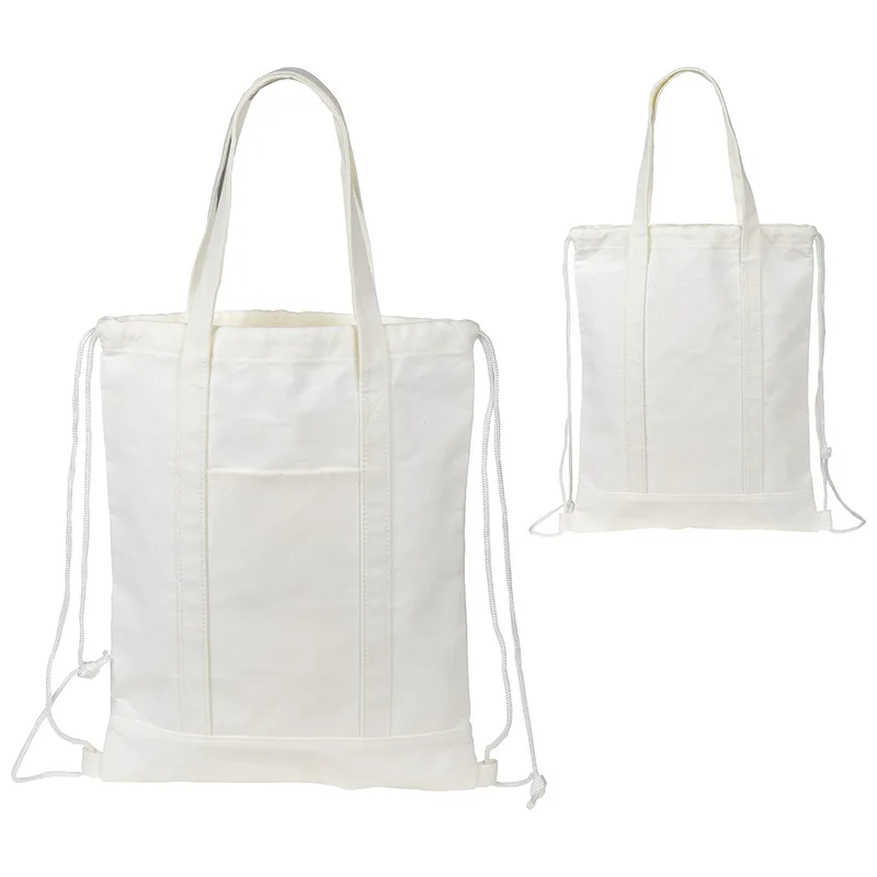 Sloop RPET Canvas Drawstring Backpack view 2