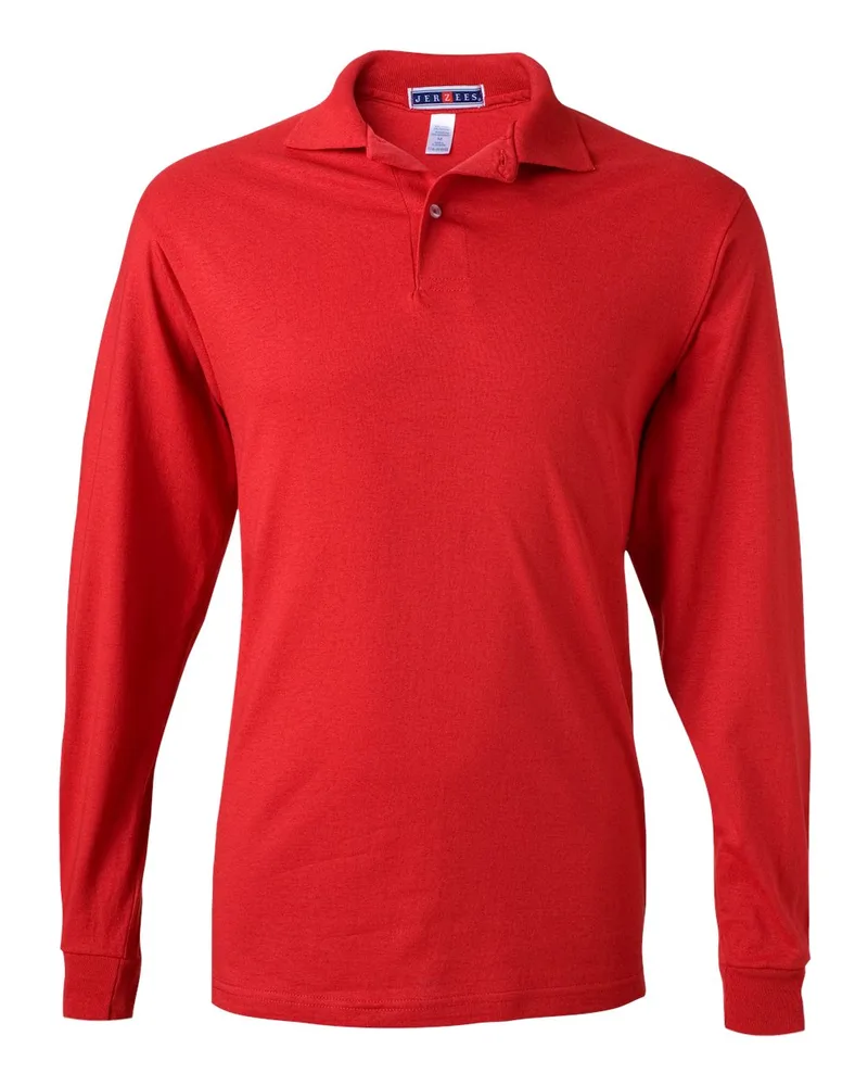 Jerzees® SpotShield™ 50/50 Long Sleeve Polo view 6