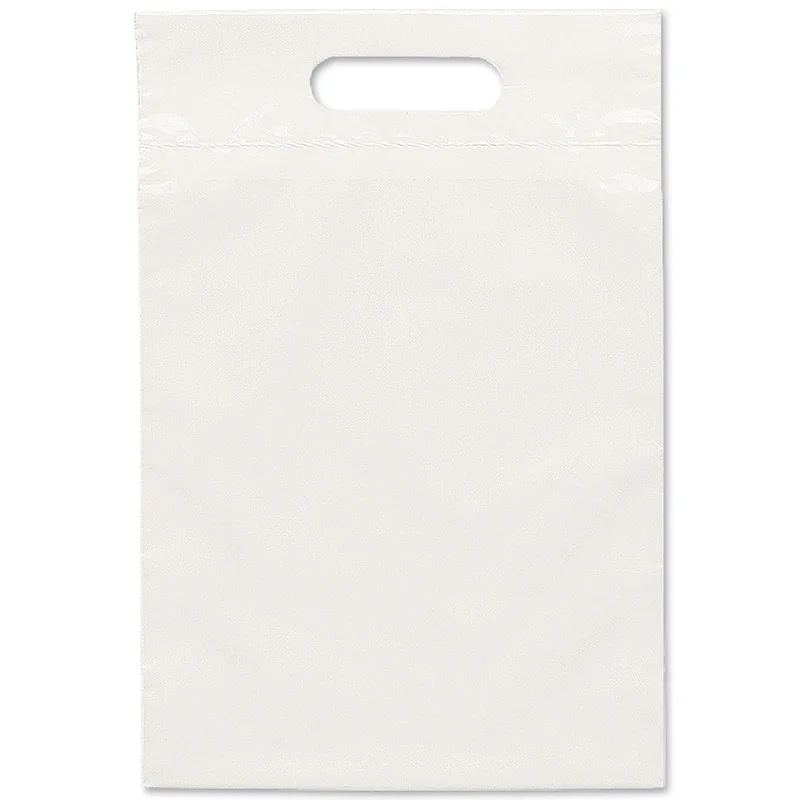 Eco Die Cut Handle Bag - Flexo Ink Print (9 1/2" x 14") view 2