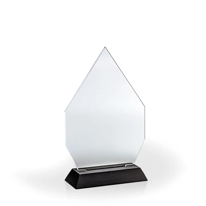 Royal Diamond Award with Black Wood Base, Medium - UV Print view 2