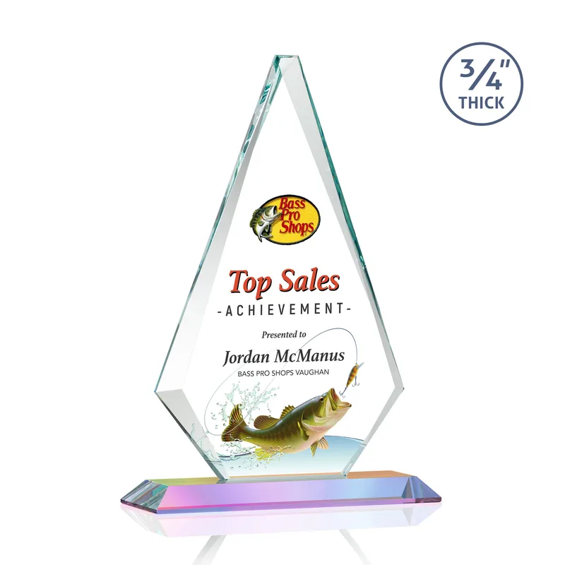 VividPrint™, Standard base, Prismatic, 9" x 13.25" x 3"
