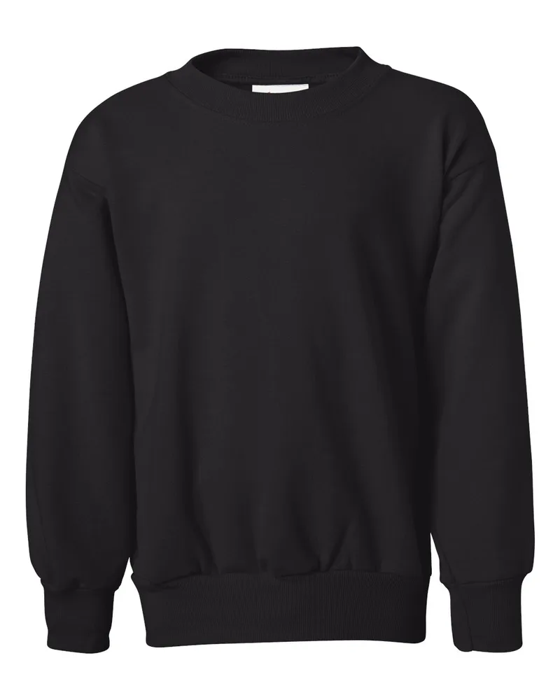 Hanes® Youth EcoSmart® Crewneck Sweatshirt view 2