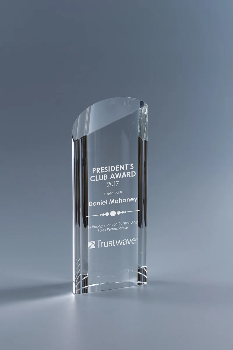 5.5" Strata Crystal Award view 2
