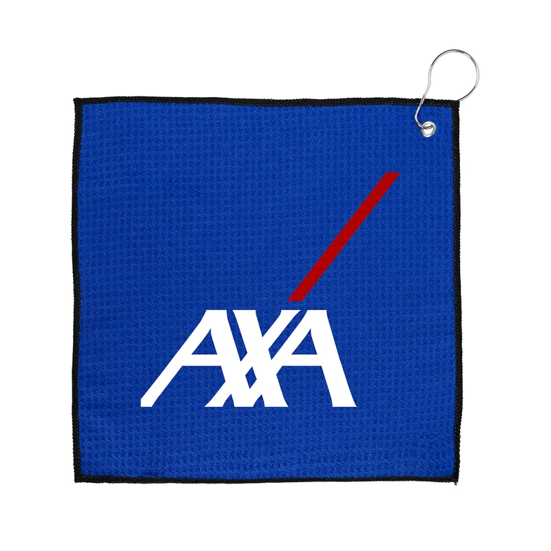 EcoWaffle 12" x 12" rPET Golf Towel view 4