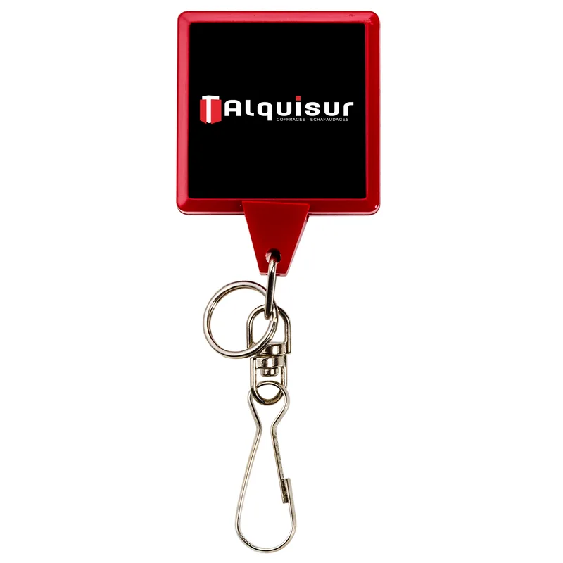 Bamboo Jumbo Square Retractable Badge Reel view 6