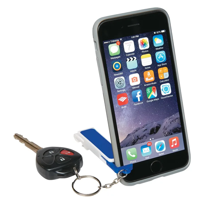 206 WHTBLU Phone Stand Blank