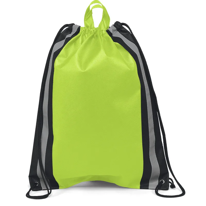 Lime Green Blank Drawcord View