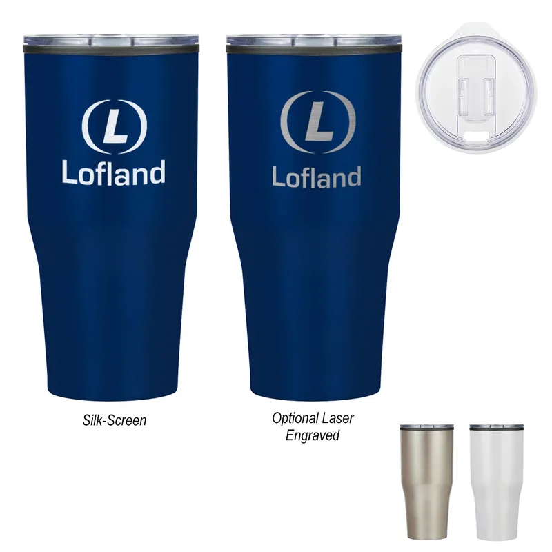 30 Oz. Rossmoor Stainless Steel Tumbler view 2