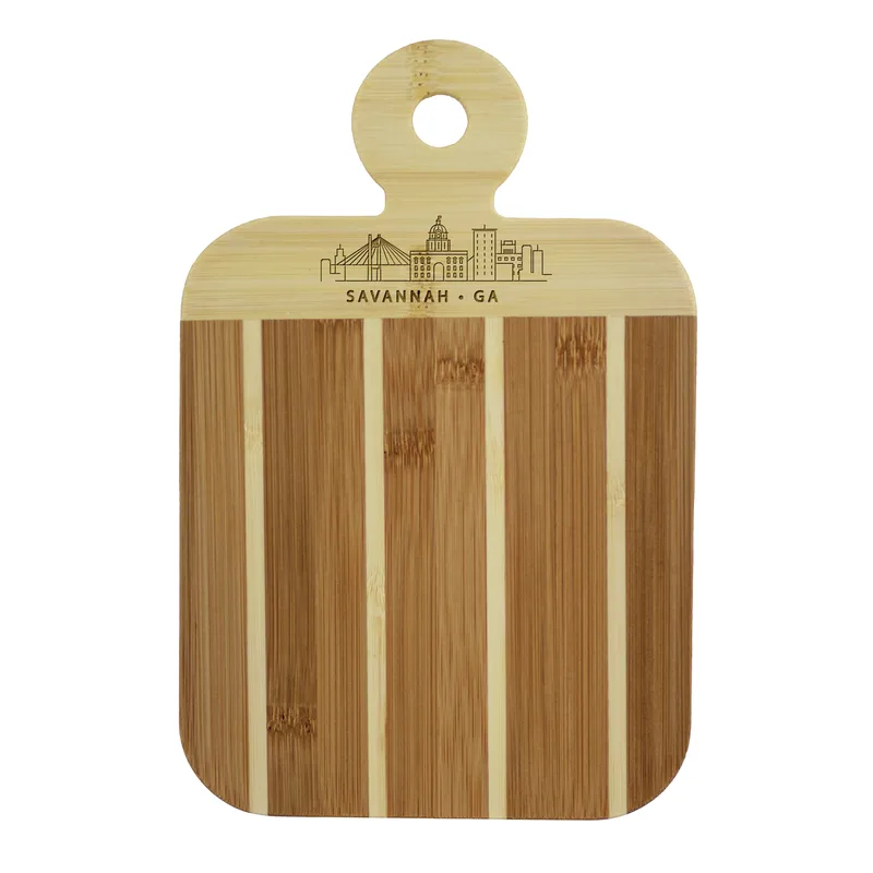 Striped Paddle Savannah City Skyline Board