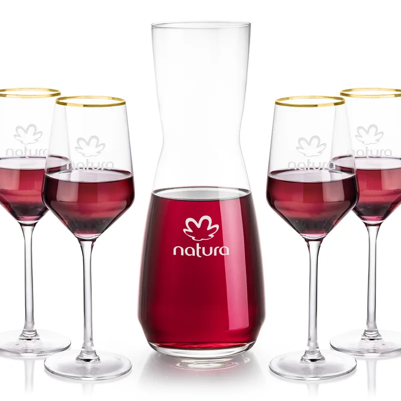 Carafe & 4 Wine