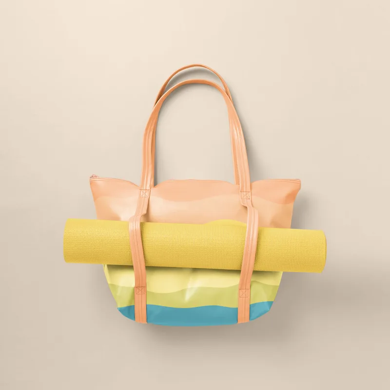 Weekender Yoga Tote - Vegan Leather view 2