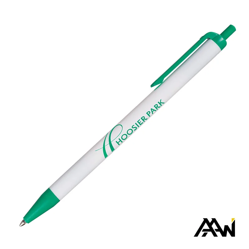 White / Matte Green