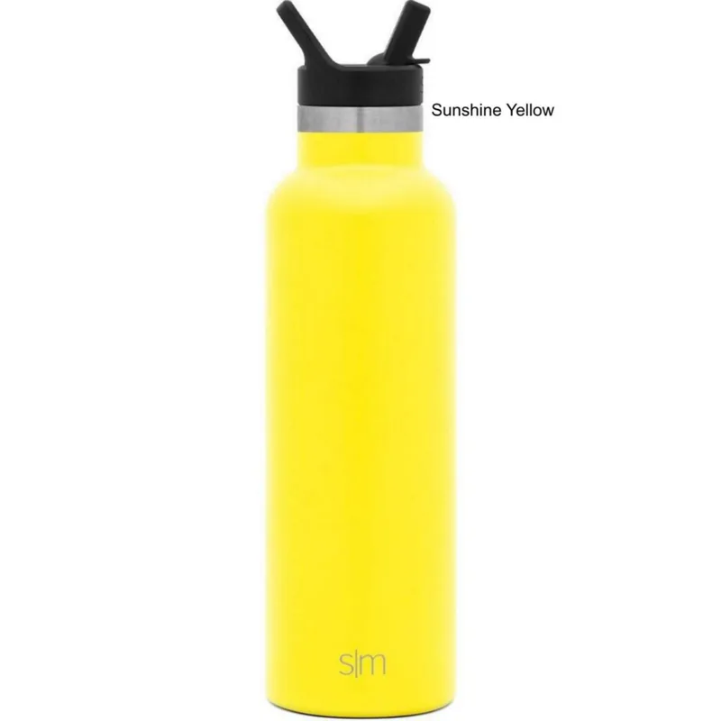 20 oz Simple Modern® Stainless Steel Insulated Ascent Water Bottle w/ Straw Lid view 2