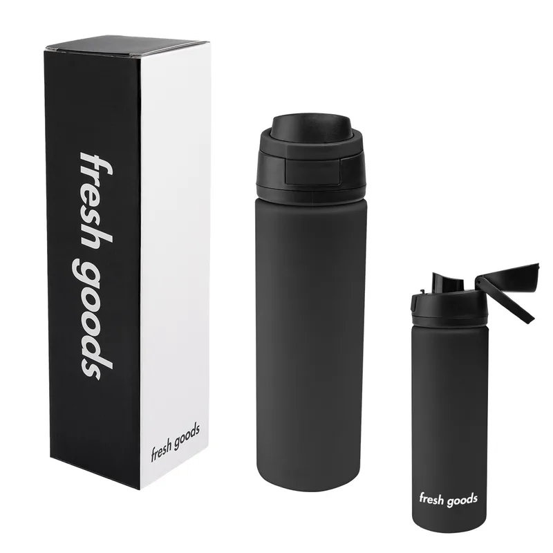 Fresh Goods 24 Oz. Pop Sip Recycled Stainless Steel Bottle view 3